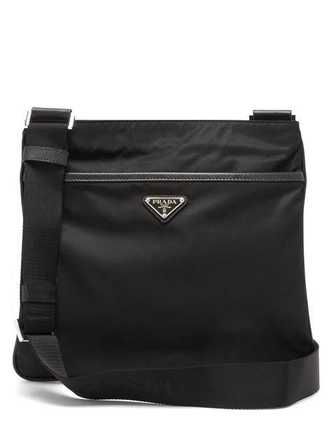 cool mens prada leather messenger bag|Prada crossbody bags men's.